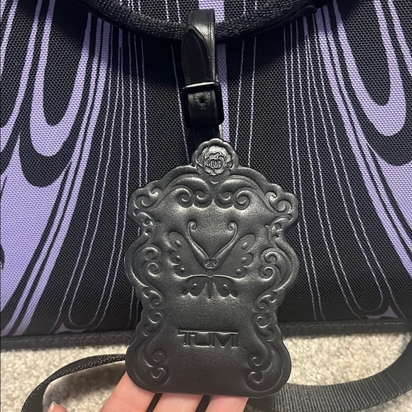 Anna Sui X Tumi Purple and Black Laptop Bag - Picture 4 of 6